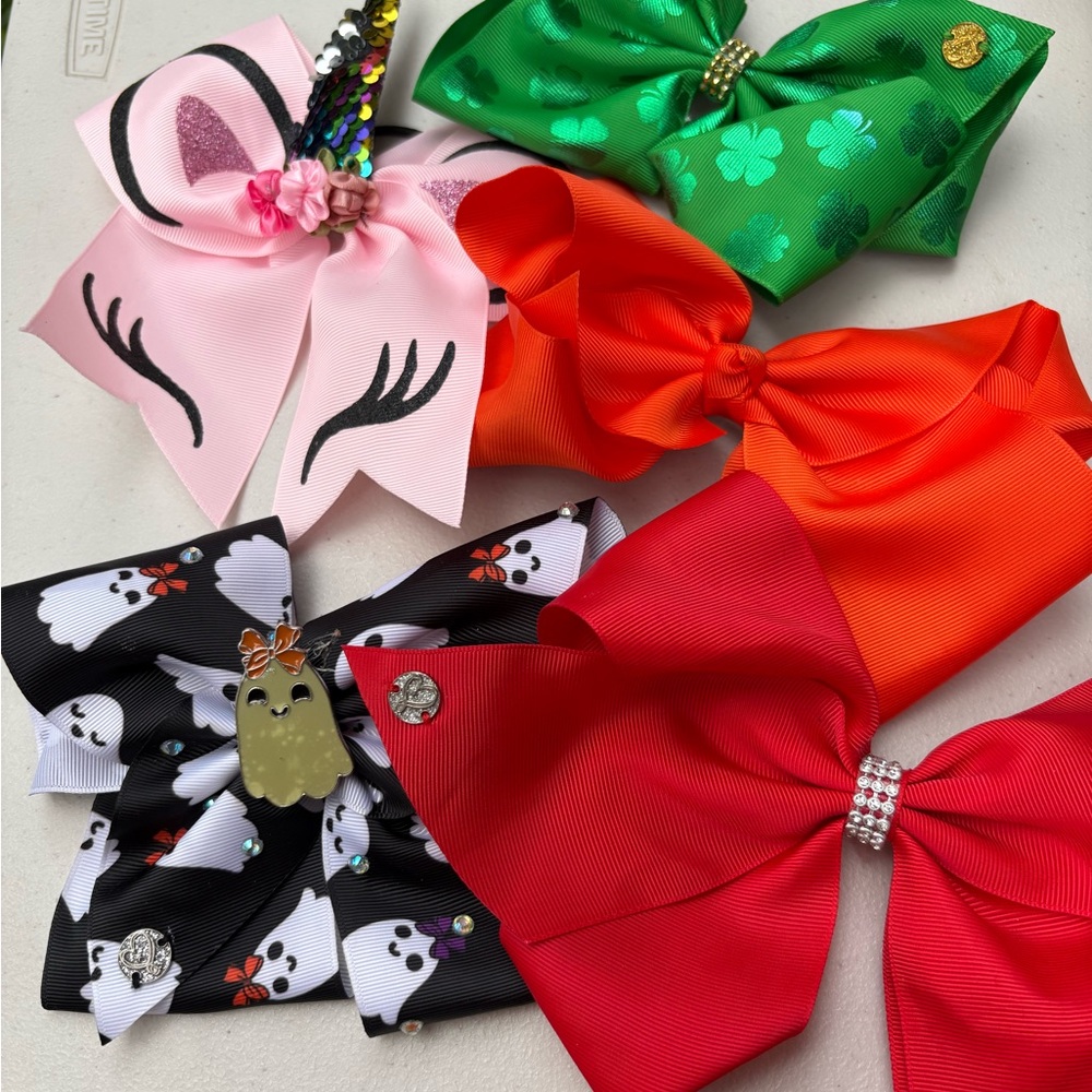 Colorful Bow Hair Accessories Set